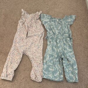 Floral Kids Jumpsuit Set
